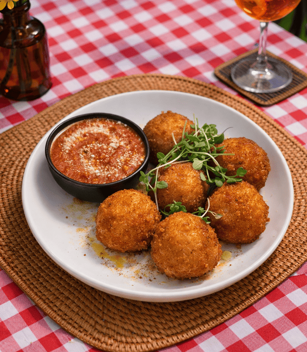 Arancini Siciliani at Da Nonna in Kuta Lombok