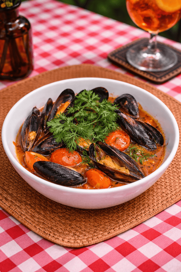 Cozze alla Marinara at Da Nonna in Kuta Lombok