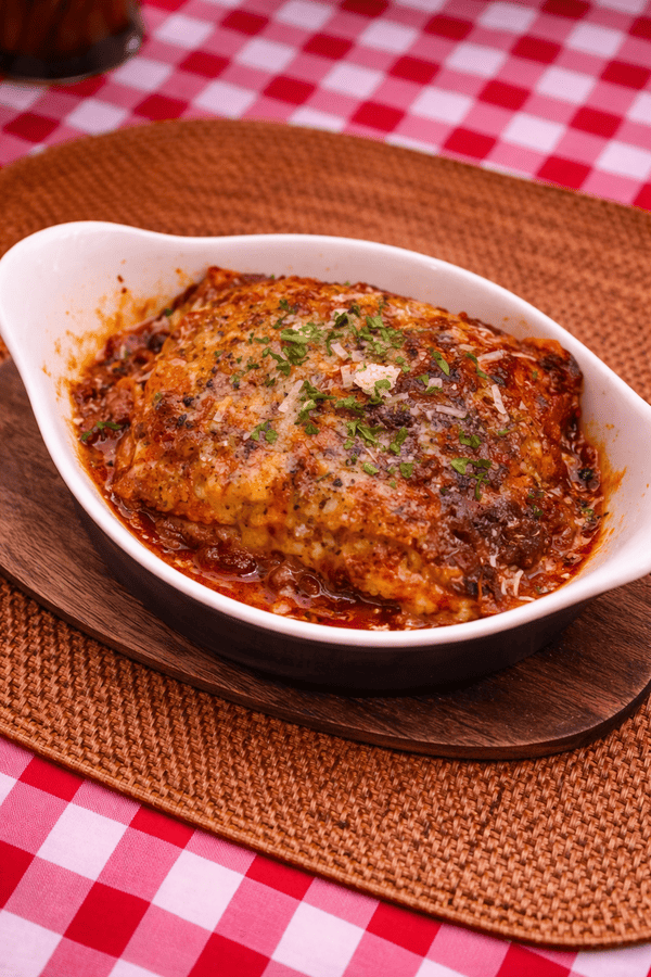 Lasagna al Forno at Da Nonna in Kuta Lombok